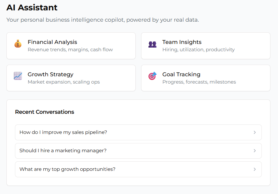 AI Growth Recommendations
